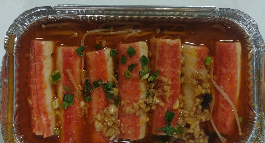 烤蟹味棒料理