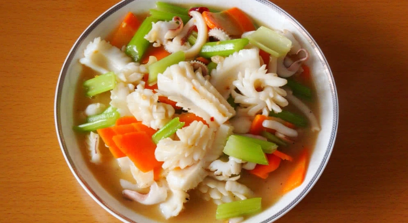 台灣炒花枝羹 台灣炒花枝羹