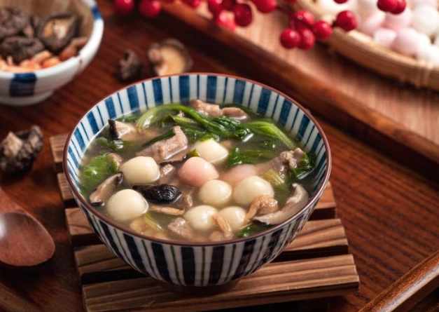 鹹湯圓料理 鹹湯圓料理