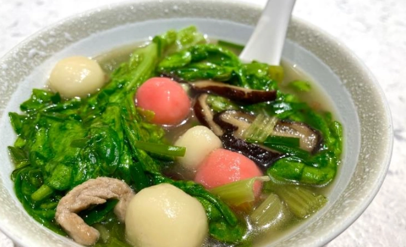 客家鹹湯圓做法