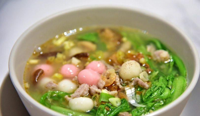 客家鹹湯圓做法