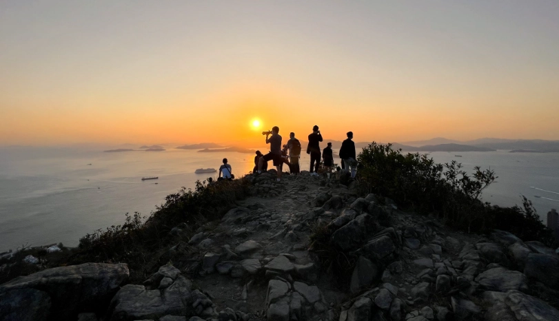西高山 日落