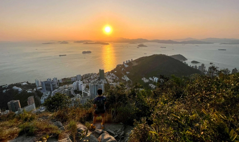 西高山 日落