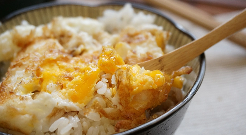 台灣醬油蛋飯