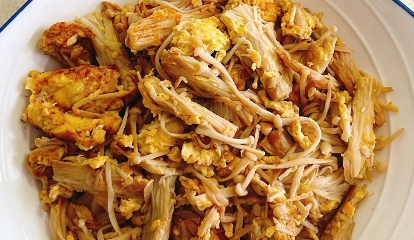 金針菇炒蛋 食譜