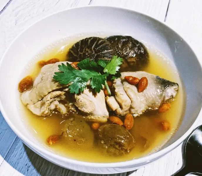 紫蘇梅子雞湯 功效