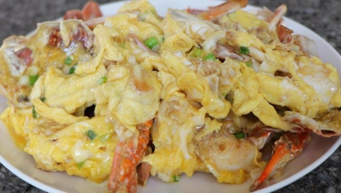 台灣炒螃蟹加蛋