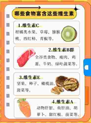 熬夜維生素補充