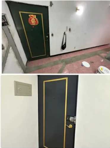 公寓大門油漆DIY 公寓大門油漆DIY