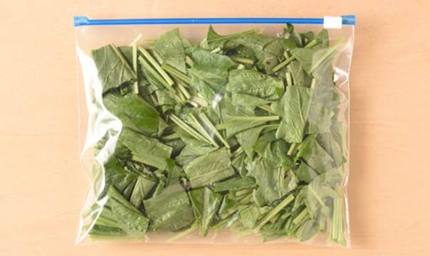 叶菜类保存方法