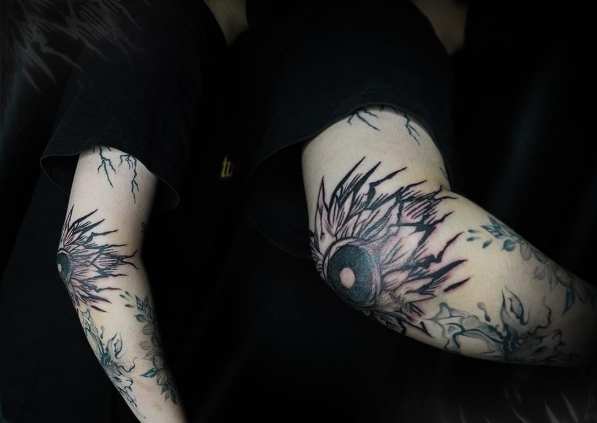 手肘刺青設計 手肘刺青設計