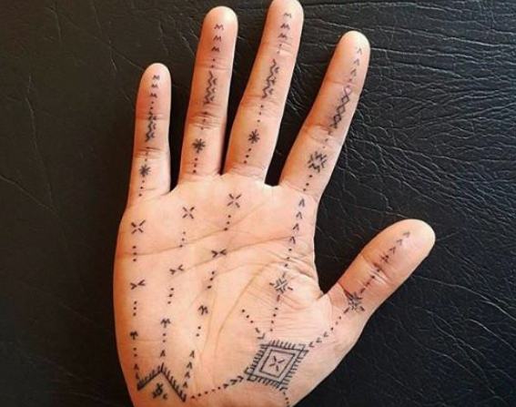 手掌刺青保養