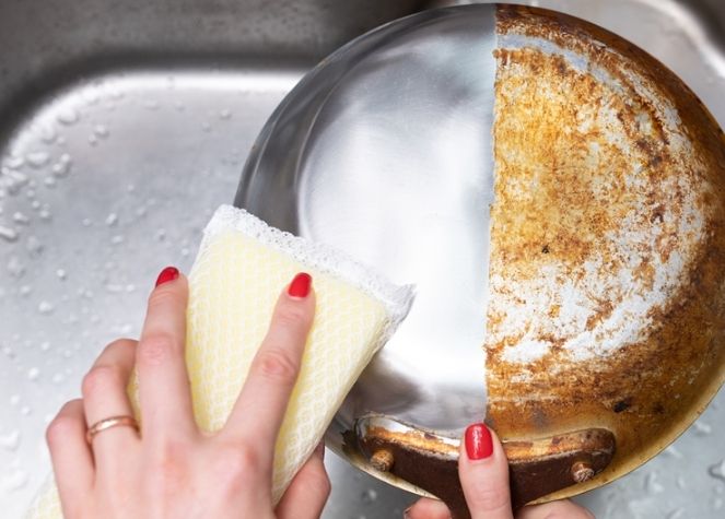 不沾鍋清潔方法