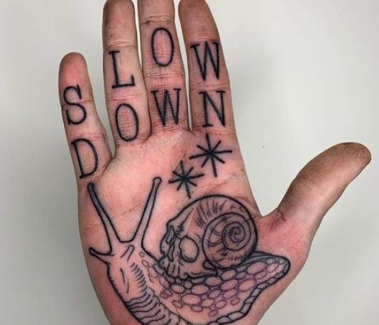 手掌刺青設計