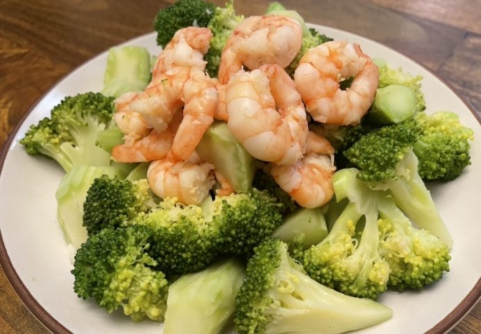 青花菜炒蝦仁 做法