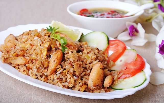 泰式蟹肉炒飯做法