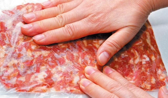 冷冻肉分开方法