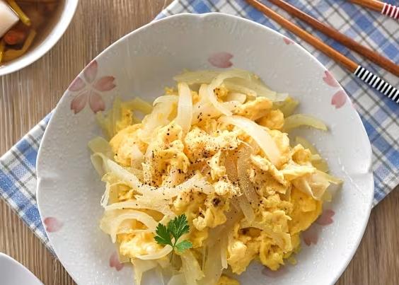 洋蔥蟹肉炒蛋 技巧 洋蔥蟹肉炒蛋 技巧