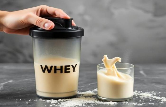 蛋白粉熱水沖泡