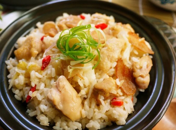 麻油雞糯米飯做法