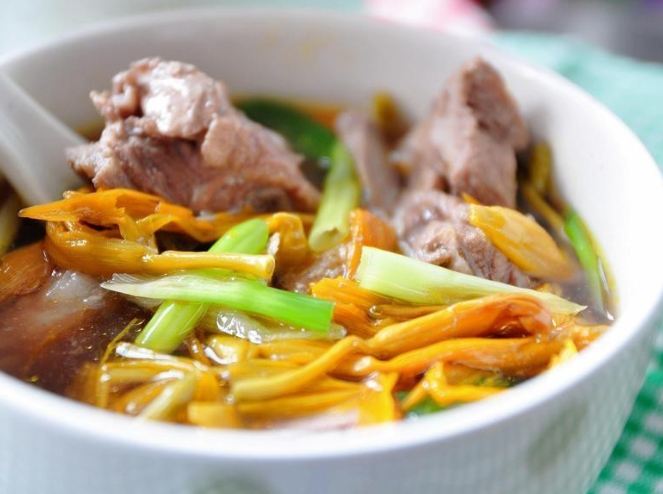 金針排骨湯變酸處理