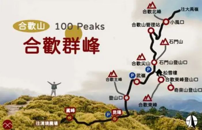 合歡山登山路線