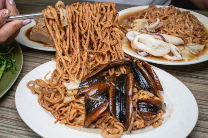 台灣鱔魚意麵風味