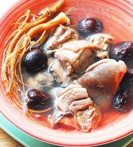 人蔘雞湯食材