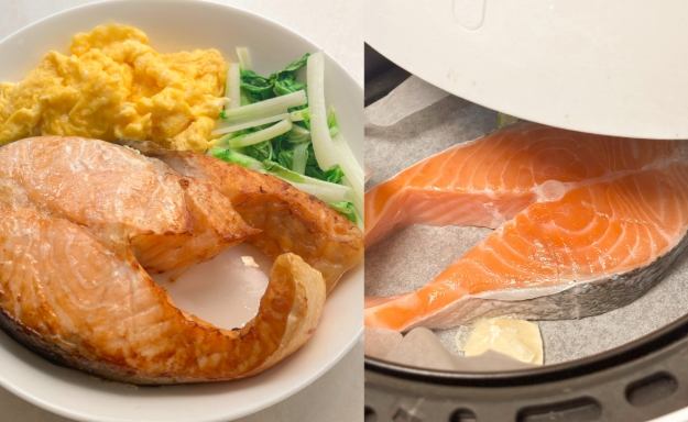 氣炸鮭魚塊營養