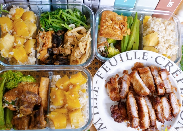 氣炸鍋便當加熱技巧