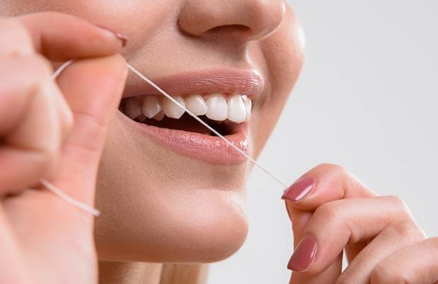 牙线使用步骤
