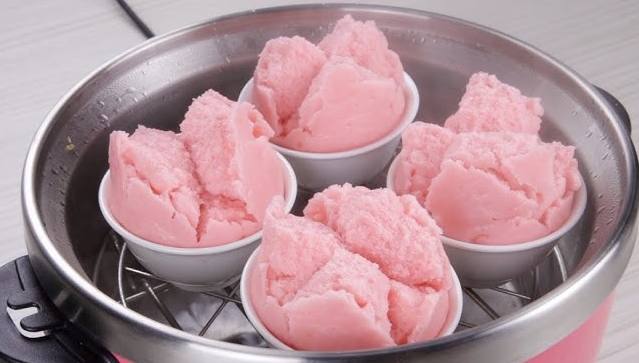 傳統蒸發糕製作