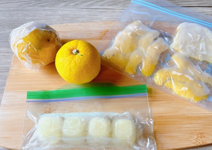 柚子冷凍保存 柚子冷凍保存