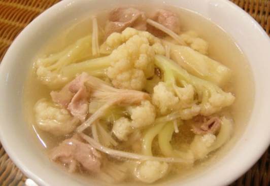 白花椰菜湯做法