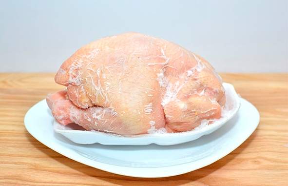 雞肉快速解凍方法