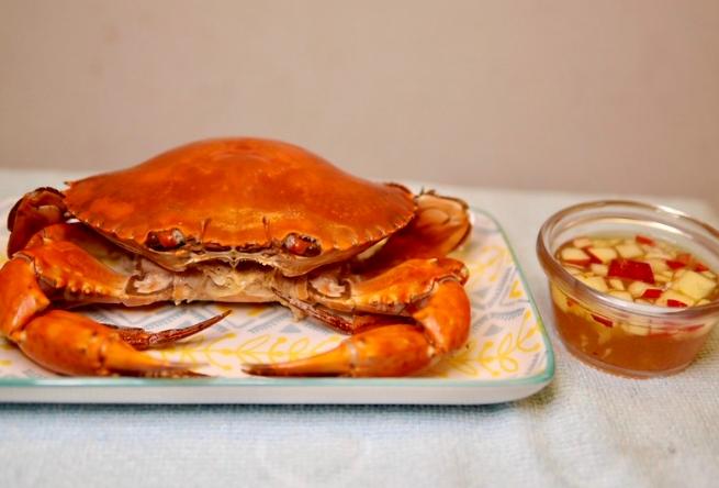 清蒸螃蟹配米酒好處