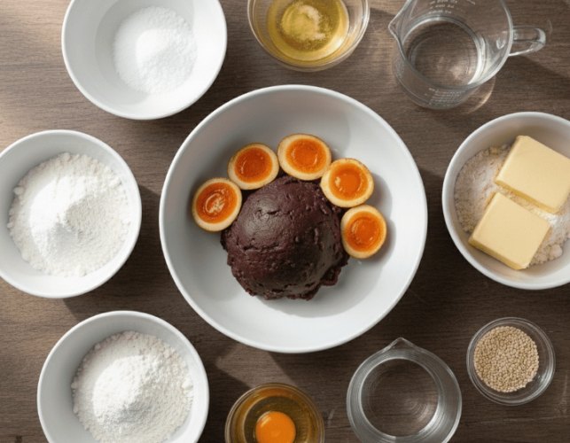 流心蛋黃酥技巧