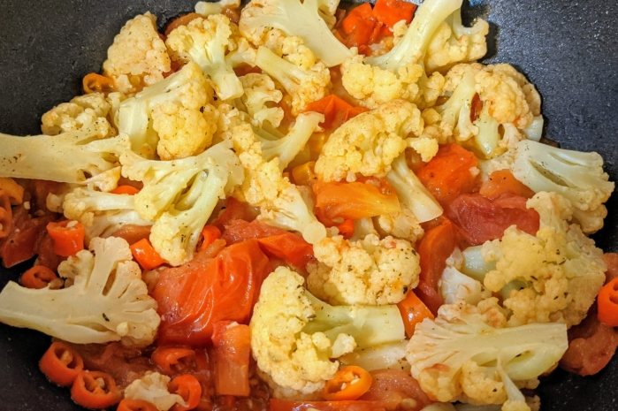 白花椰菜炒番茄 營養