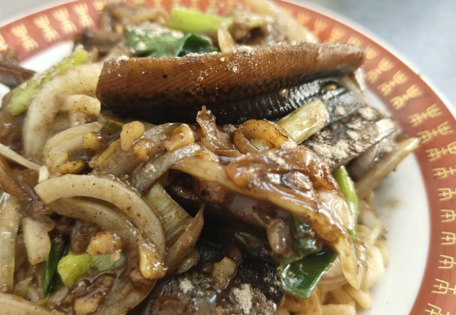 炒鳝魚意麵醬汁