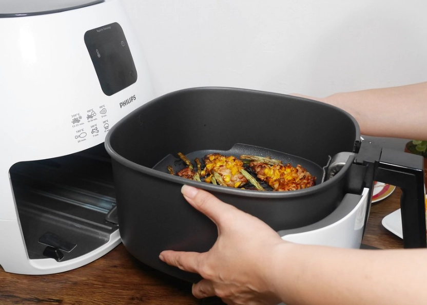 氣炸鍋使用盤子