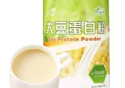 大豆蛋白粉熱水冲泡