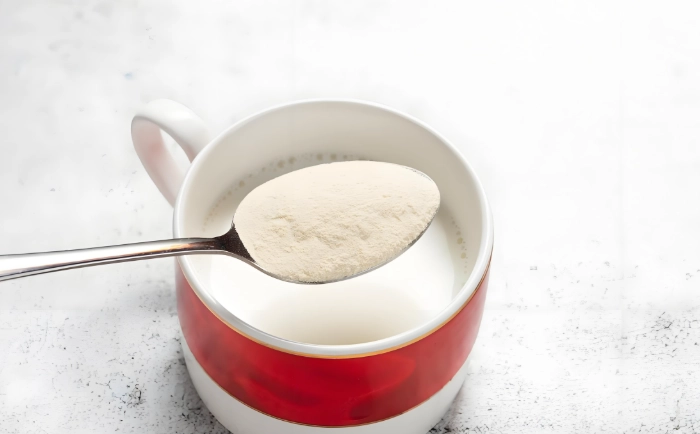大豆蛋白粉熱水冲泡