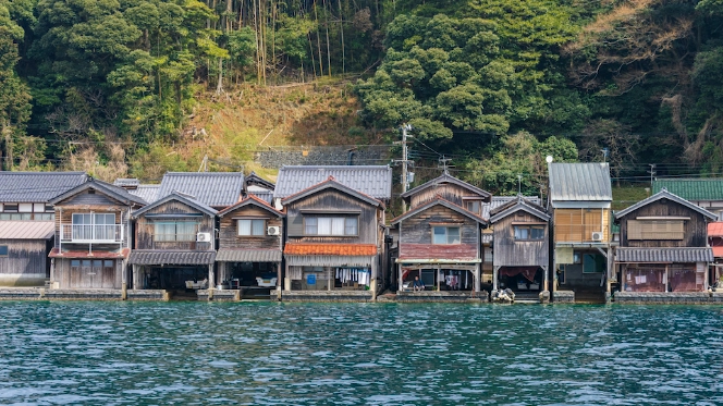 天橋立 伊根 船