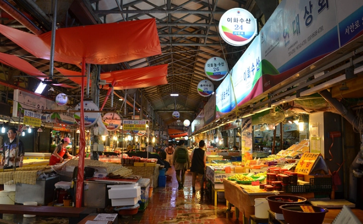 济州东门市场美食