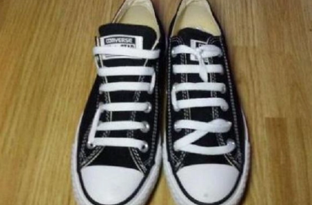 平行綁鞋帶步驟