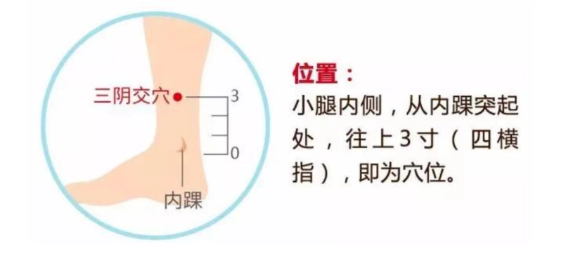 三陰交穴按摩