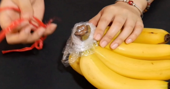保鮮膜保存香蕉