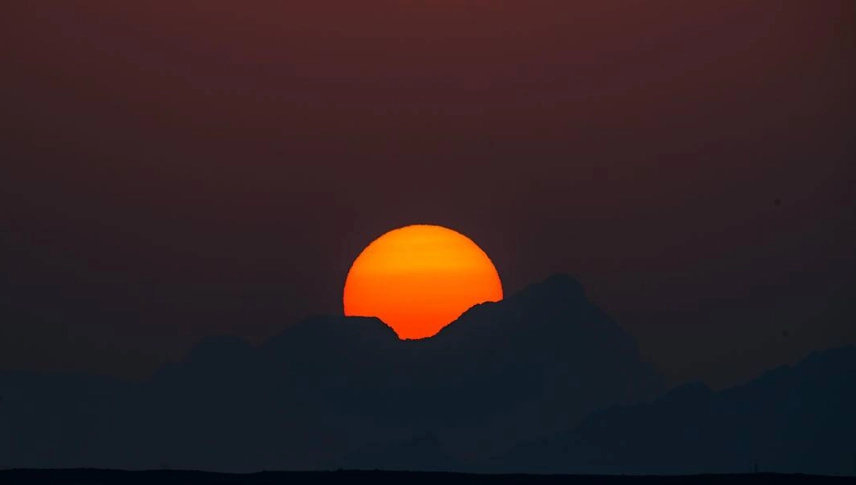 山頂日落 台灣 山頂日落 台灣