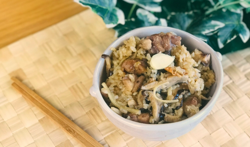 香菇麻油雞飯