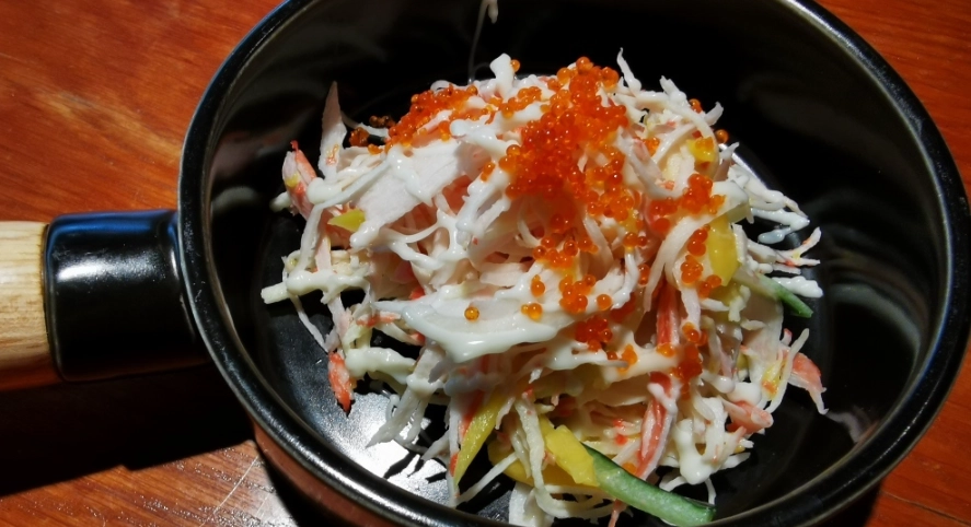 蟹柳沙律做法 蟹柳沙律做法